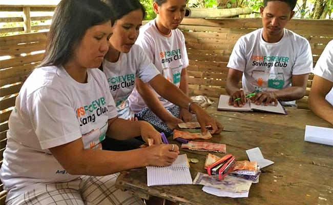 Savings club meeting in Tinambac, Philippines