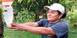 Luz Idaida Torres is a farmer in the El Dorrado community of Meta.