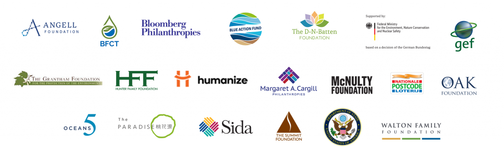 Fish Forever program funder logos.