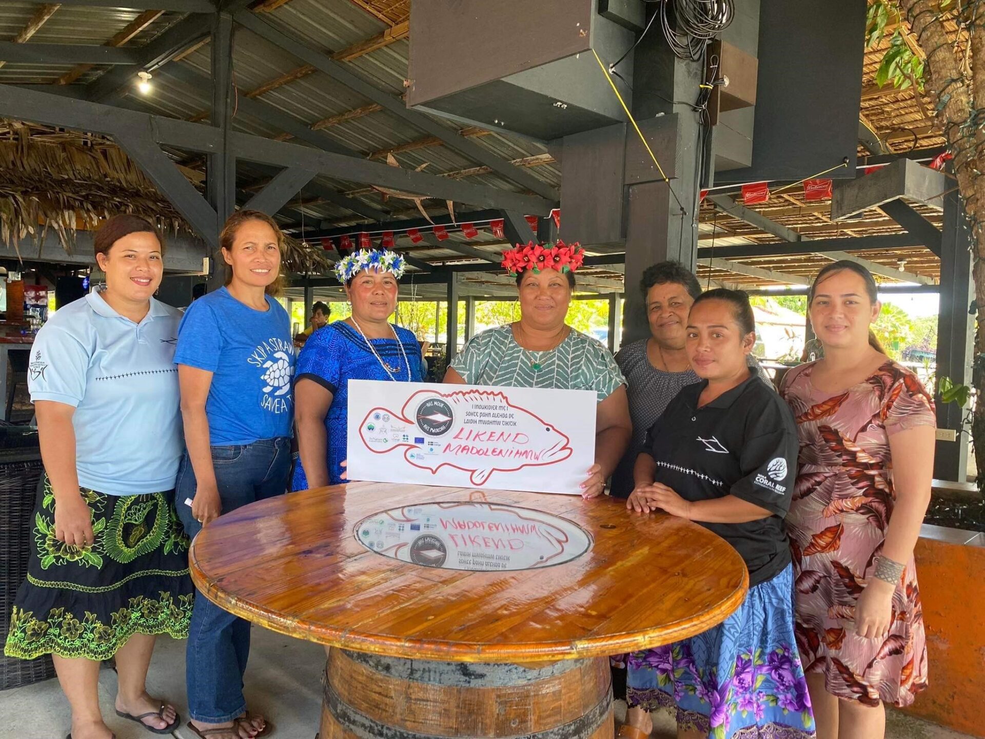 Likend Madolenihm, the 2022 International Women’s Day Queen of Madolenihmw in Pohnpei