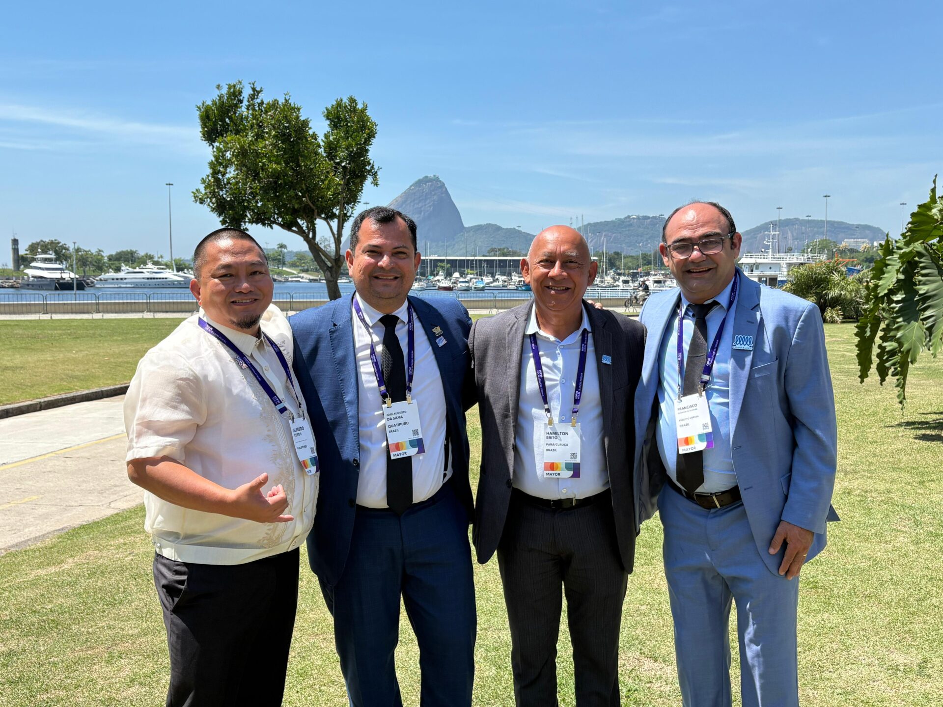 Coastal 500 representatives at the Local leaders Forum in Rio, Brazil