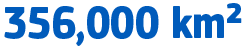 356,000 km²